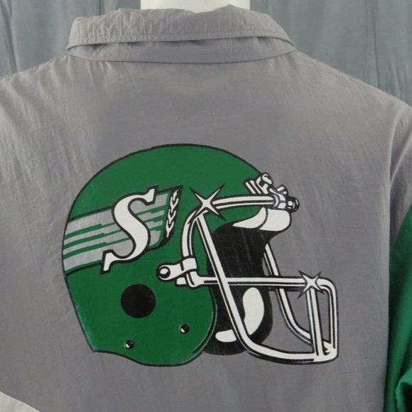 Saskatchewan Roughiders Jacker (VTG) - Colour Block by Midwest Sports - Mens 2XL - Picture 6 of 10